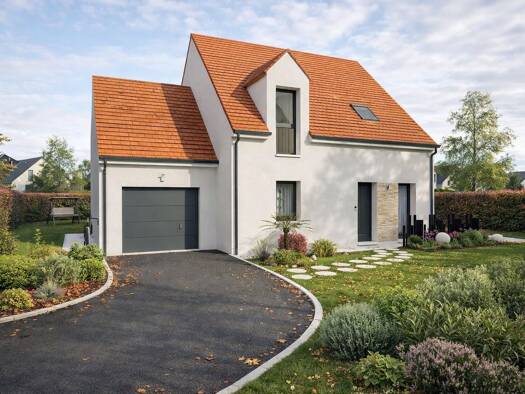 Terrain avec maison neuve à vendre 211 926 € 5 pièces 4 chambres 101 m² 700 m² de terrain Saint-Jean-Saint-Germain 37600