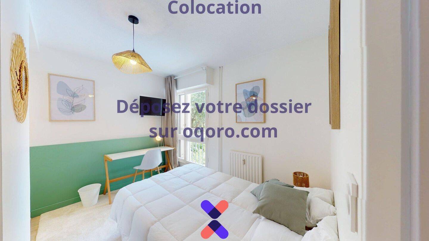 Chambre en colocation appartement meublé — 1