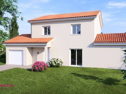 Terrain avec maison neuve à vendre 485 000 € 5 pièces 4 chambres 120 m² 1 100 m² de terrain Lentilly 69210