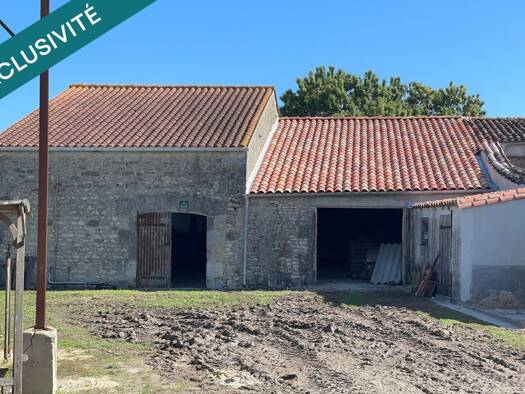 Maison à vendre 58 000 € 3 pièces 1 chambre 180 m² 800 m² de terrain Torxé 17380