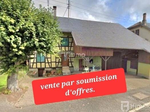 Maison à vendre 125 000 € 6 pièces 5 chambres 120 m² 450 m² de terrain Pfetterhouse 68480