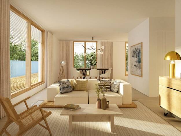 Appartement à vendre - neuf 380 000 € 3 pièces 2 chambres 70,6 m² 1er étage Les Fins Annecy 74000