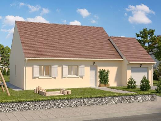 Terrain avec maison neuve à vendre 199 500 € 4 pièces 3 chambres 81 m² 819 m² de terrain Centre Gisors 27140