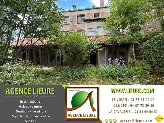 Ferme à vendre 575 000 € 20 pièces 8 chambres 580 m² 63 000 m² de terrain Roquedur 30440