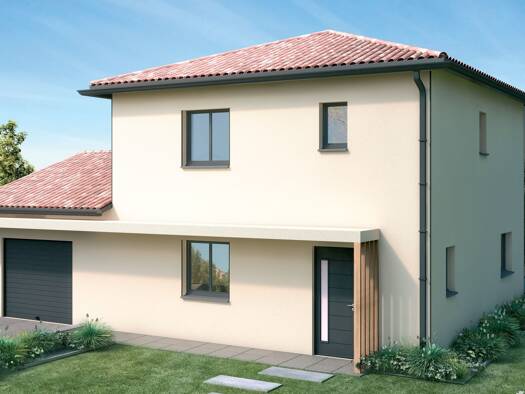 Terrain avec maison neuve à vendre 405 000 € 5 pièces 4 chambres 130 m² 1 150 m² de terrain Burlats 81100