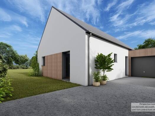 Terrain avec maison neuve à vendre 236 400 € 5 pièces 3 chambres 91 m² 415 m² de terrain Henvic 29670