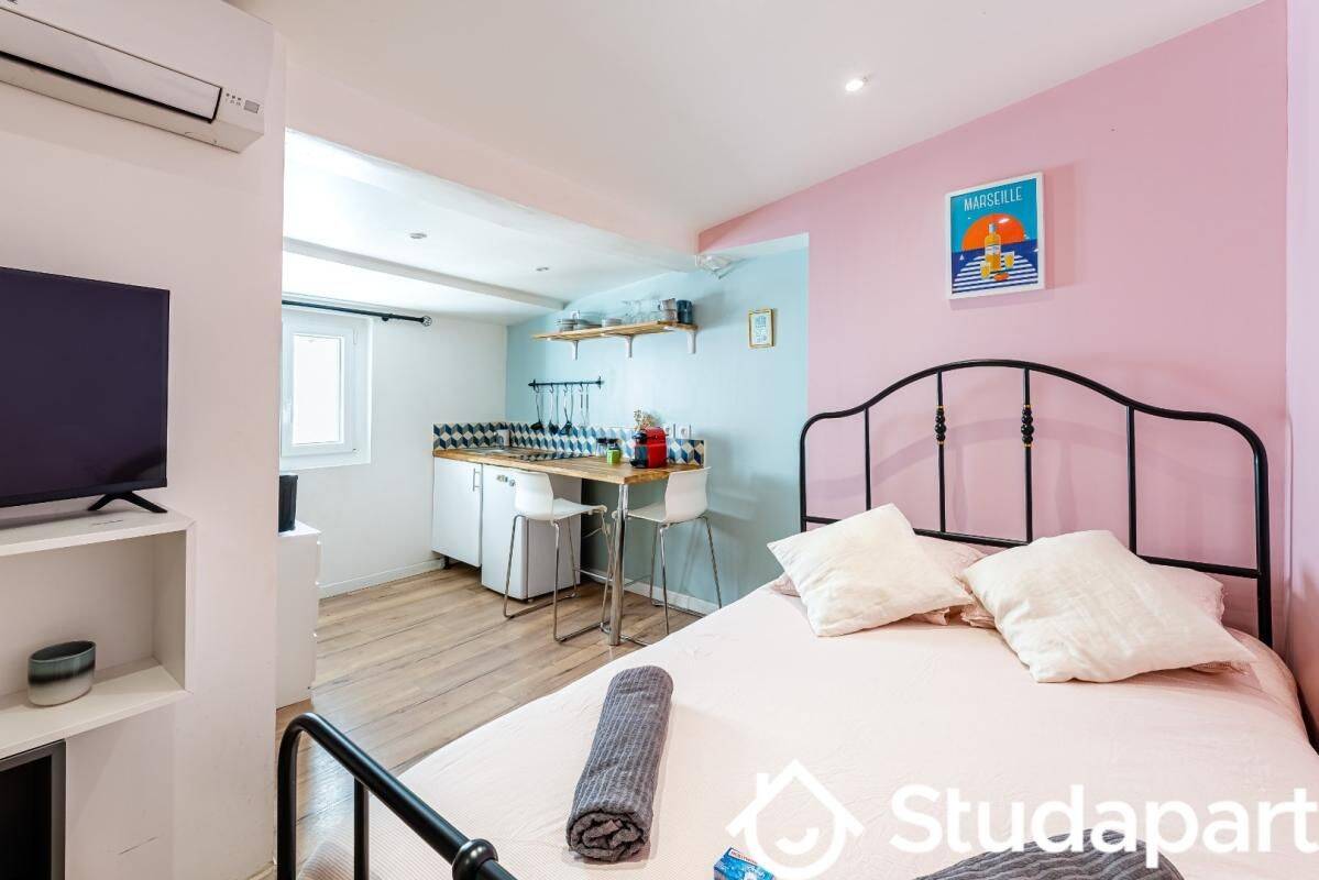 Appartement 1 pièce 14 m² · à Marseille 2ème Arrondissement · 14 m² · 740 €