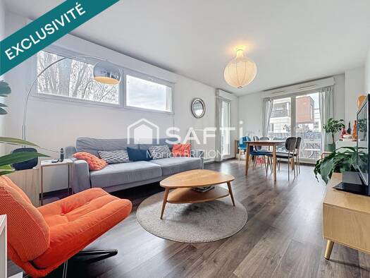 Appartement à vendre 245 000 € 4 pièces 2 chambres 72 m² Étage 2/4 Chemin Vert-Europe Reims 51100