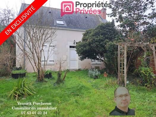 Maison à vendre 82 000 € 4 pièces 3 chambres 74 m² 1 000 m² de terrain Noyant 49490