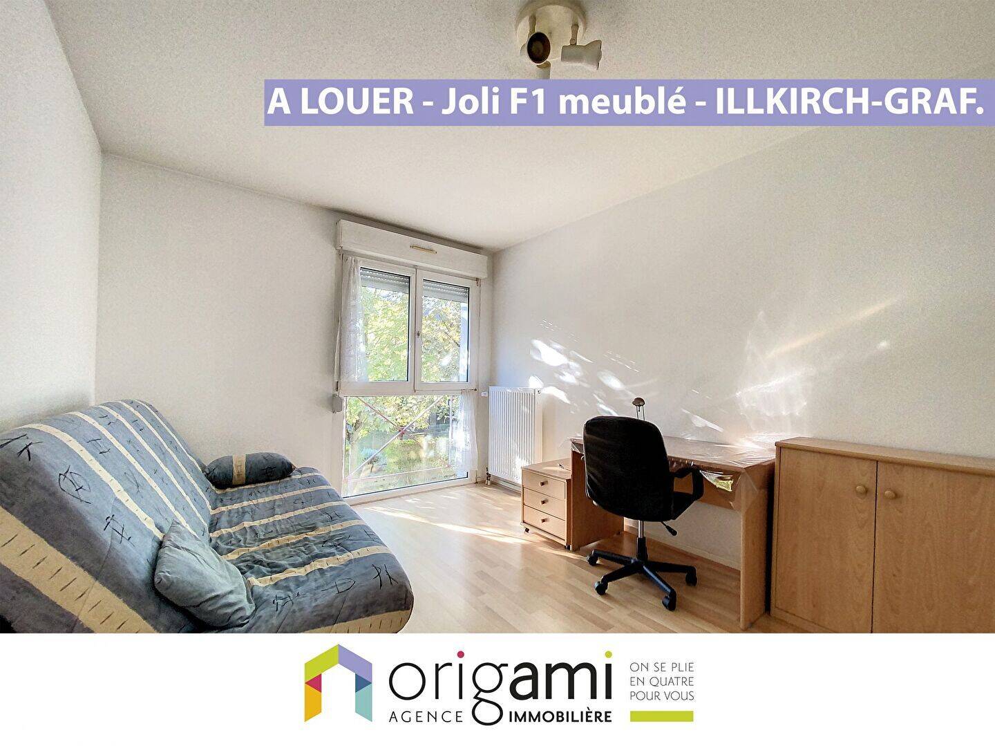Appartement 1 pièce 21 m² · à Illkirch-Graffenstaden · 21,4 m² · 456 €/mois
