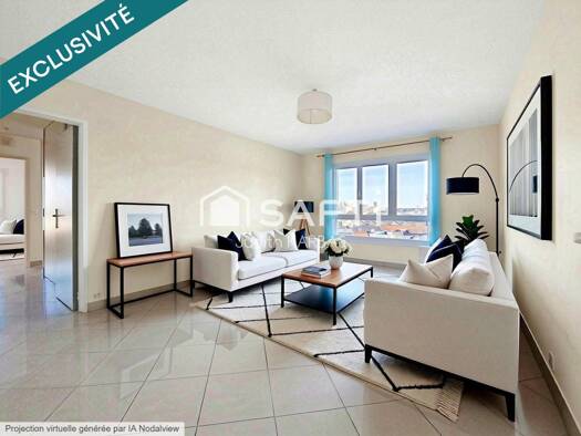 Appartement à vendre 350 000 € 4 pièces 3 chambres 83 m² Étage 6/15 Dhuys-René Alazard Bagnolet 93170