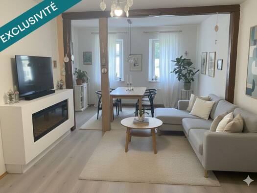 Maison à vendre 180 000 € 4 pièces 3 chambres 87 m² 155 m² de terrain Sud Ouest Wintzenheim 68920