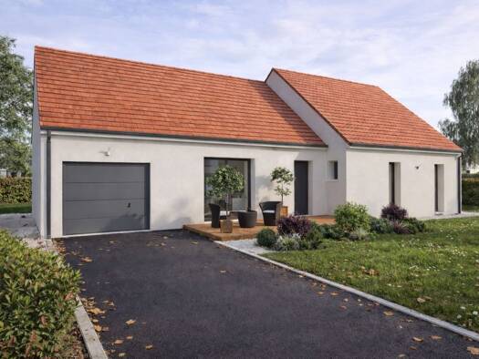 Terrain avec maison neuve à vendre 191 571 € 5 pièces 4 chambres 110 m² 953 m² de terrain Maillé 37800