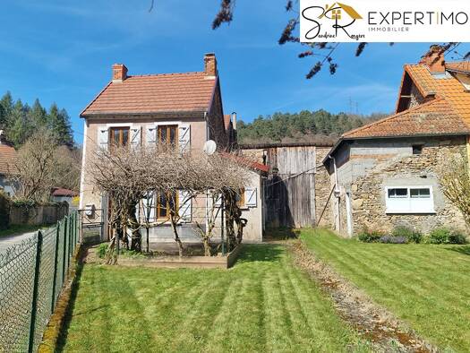 Maison à vendre 97 000 € 3 pièces 2 chambres 80 m² 3 510 m² de terrain Menat 63560