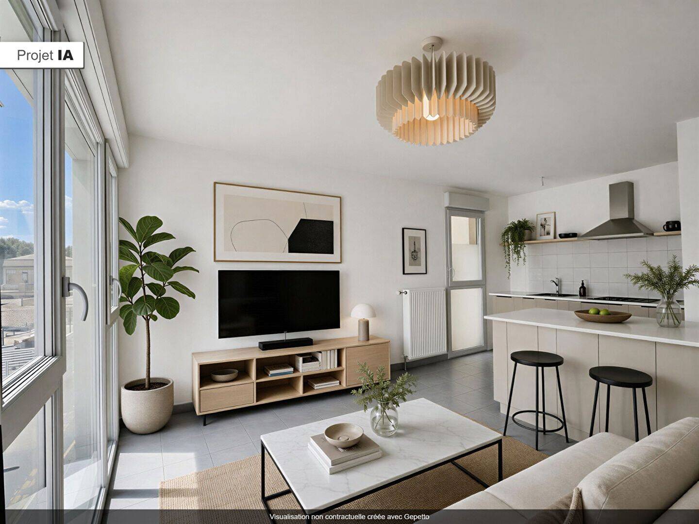 Appartement 3 pièces 58 m² · à Lyon 7ème Arrondissement · 57,7 m² · 254 000 €