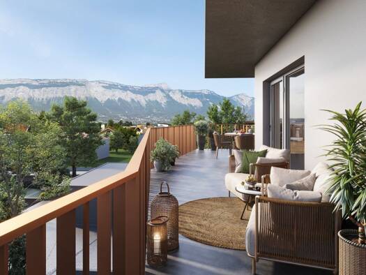 Appartement à vendre - neuf 134 000 € 2 pièces 44,2 m² 1er étage Les Mortes-L'Oratoire-Les Contamines Domène 38420