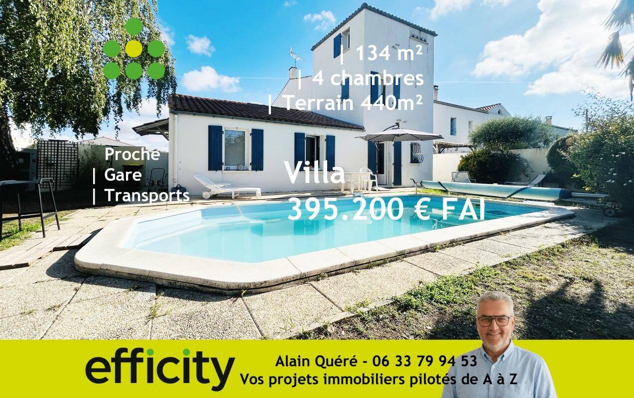Maison 5 pièces 134 m² · à La Jarrie · 134 m² · 395 200 €