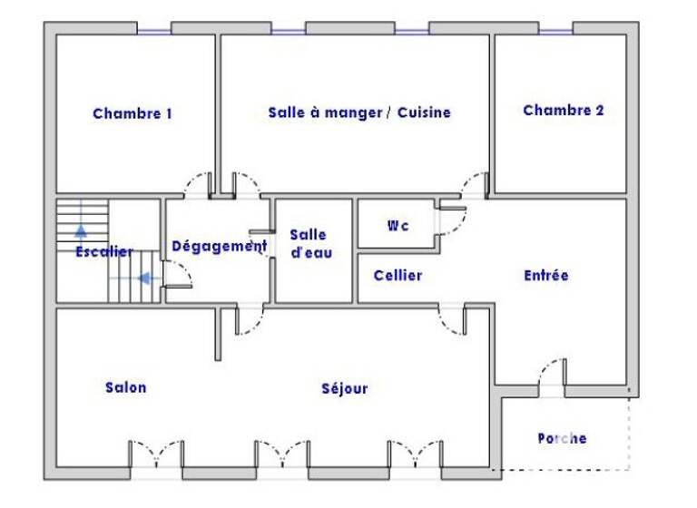 Maison à vendre 155 000 € 4 pièces 2 chambres 93 m² 1 315 m² de terrain La Ferrière 85280