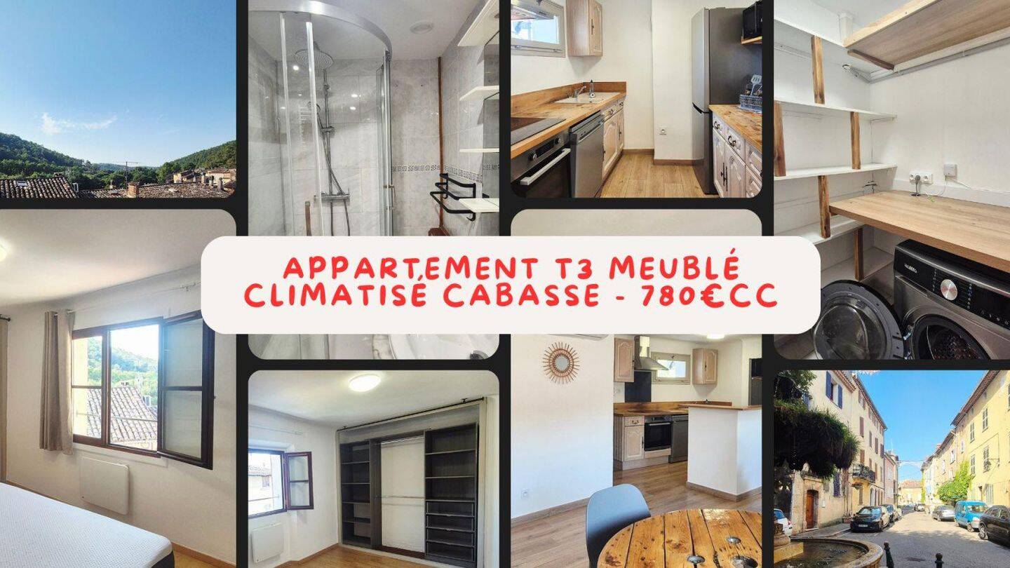 Appartement 3 pièces 63 m² · à Cabasse · 63 m² · 780 €