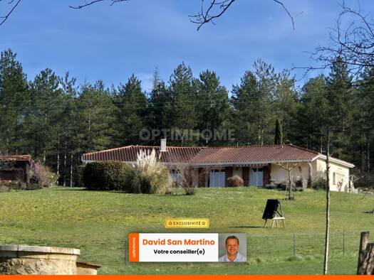 Maison de plain-pied à vendre 276 000 € 6 pièces 4 chambres 132 m² 7 756 m² de terrain Saint-Puy 32310