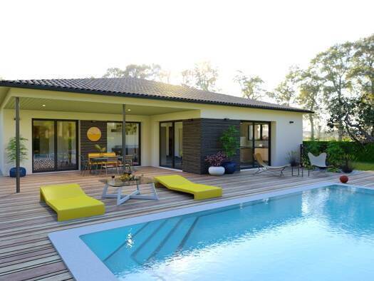 Terrain avec maison neuve à vendre 289 548 € 4 pièces 3 chambres 117 m² 620 m² de terrain Saint-Quentin-de-Baron 33750