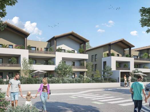 Appartement à vendre - neuf 202 900 € 3 pièces 2 chambres 66,4 m² dès le 30/09/2026 Chatiou-Duchesne Romans-sur-Isère 26100