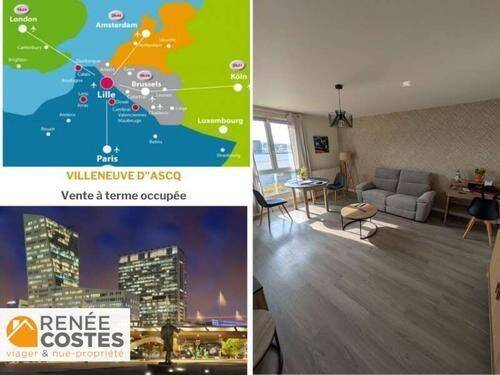Appartement 2 pièces 55 m² · à Villeneuve-d'Ascq · 55 m² · 58 308 €