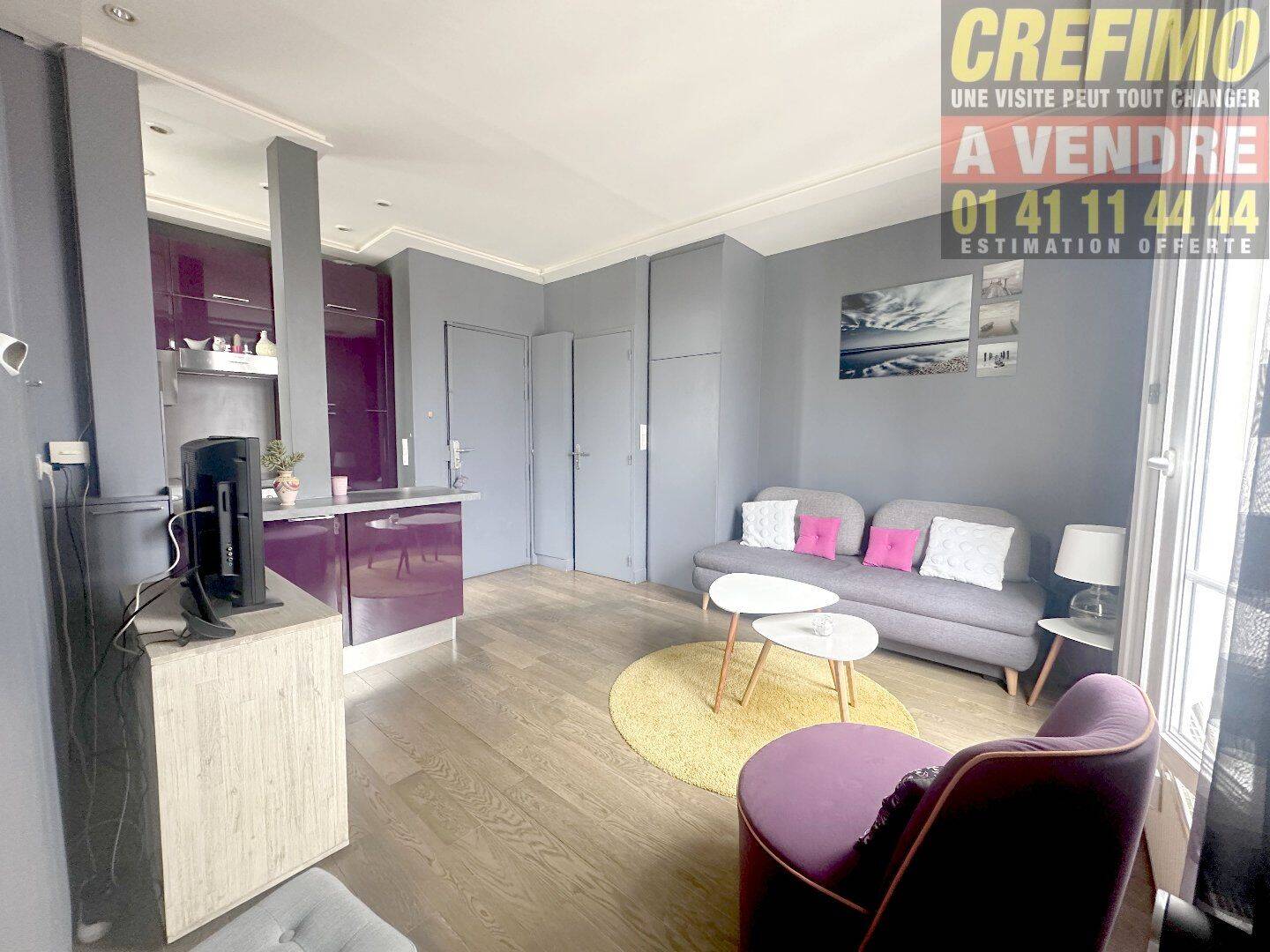 Appartement 2 pièces 28 m² · à Asnières-sur-Seine · 28 m² · 197 000 €