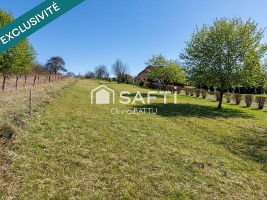 Terrain constructible viabilisé à vendre 118 000 € 1 427 m² de terrain Dogneville 88000