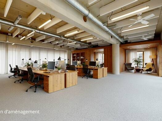 Espace bureau à vendre 2 122 800 € 488 m² de bureaux divisible de 244 m² à 488 m² Perrache Lyon 2ème arrondissement 69002