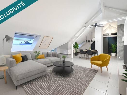 Appartement à vendre 209 000 € 5 pièces 1 chambre 80 m² Charlemagne Thionville 57100