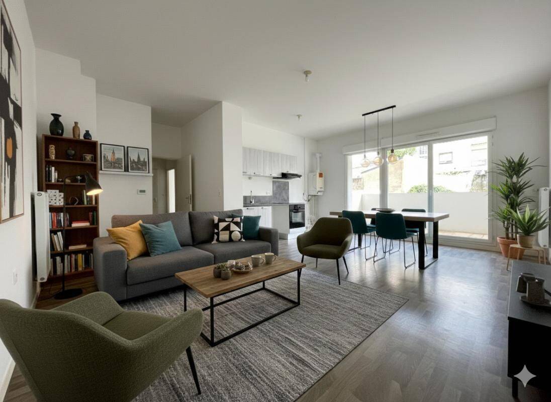 Appartement 3 pièces 62 m² · à Saint-Nazaire · 62,4 m² · 205 500 €