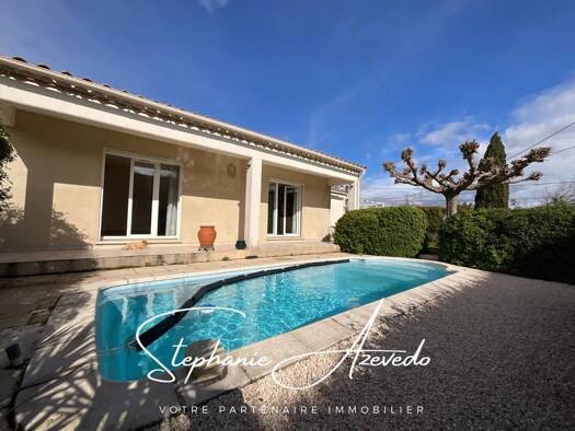 Maison de plain-pied à vendre 315 000 € 4 pièces 3 chambres 90 m² 419 m² de terrain Vestric-et-Candiac 30600