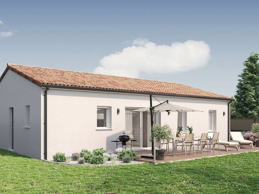 Terrain avec maison neuve à vendre 175 275 € 5 pièces 4 chambres 83 m² 462 m² de terrain Sud-Sud Est Beaupréau-en-Mauges 49600