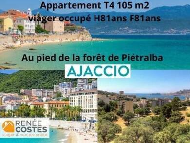 Appartement en viager occupé Bouquet 99 900 € 4 pièces 3 chambres 105 m² RDC/6 Aspretto Ajaccio 20000