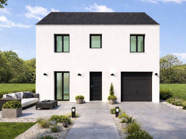 Terrain avec maison neuve à vendre 330 000 € 5 pièces 4 chambres 115 m² 458 m² de terrain Montfermeil 93370