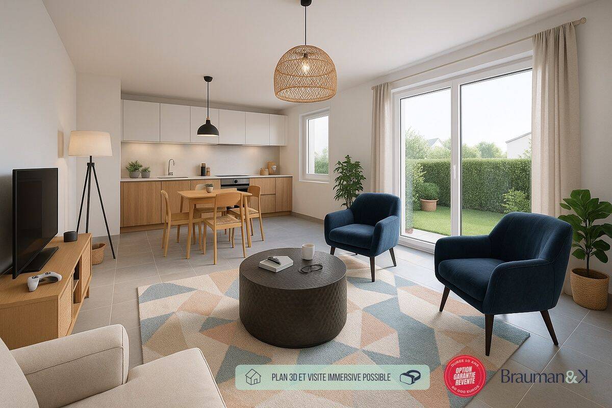 Appartement 2 pièces 41 m² · à Coudekerque-Branche · 41 m² · 145 063 €