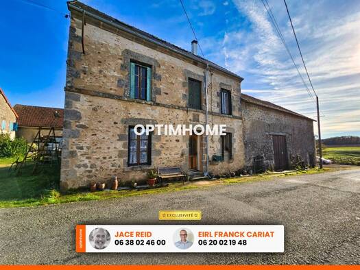 Maison à vendre 192 000 € 11 pièces 5 chambres 150 m² 4 021 m² de terrain Saint-Pierre-de-Fursac 23290