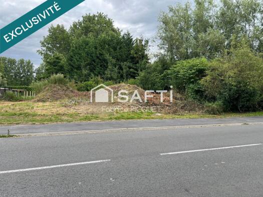 Terrain constructible à vendre 36 000 € 650 m² de terrain Château-l'Abbaye 59230