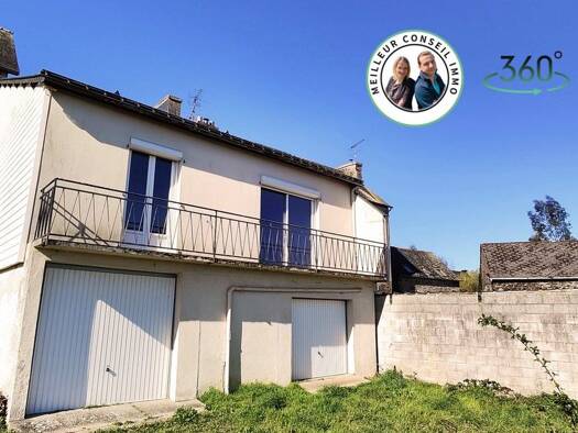 Maison de plain-pied à vendre 99 000 € 4 pièces 2 chambres 93 m² Guerlédan 22530