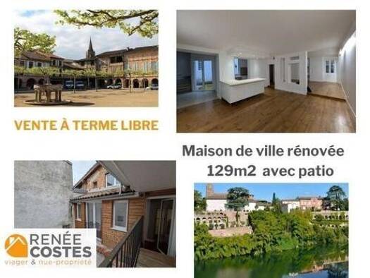 Maison de ville à vendre 68 050 € 5 pièces 3 chambres 129 m² 15 m² de terrain Lisle-sur-Tarn 81310