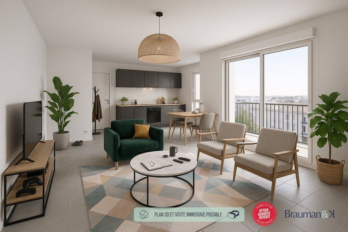 Appartement 3 pièces 65 m² · à Cucq · 65 m² · 359 000 €