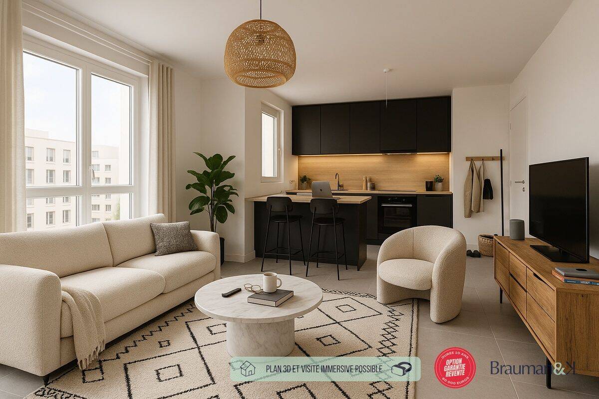 Appartement 2 pièces 35 m² · à Village-Neuf · 35 m² · 158 000 €