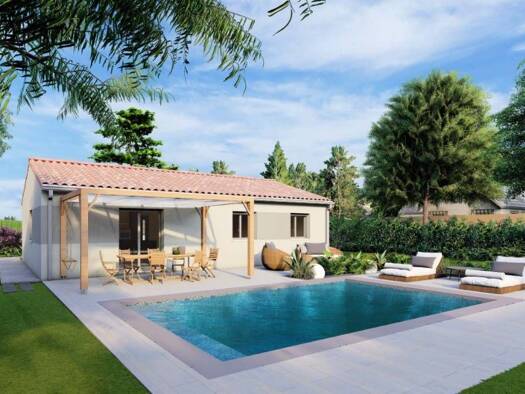 Terrain avec maison neuve à vendre 272 000 € 4 pièces 3 chambres 80 m² 700 m² de terrain Arsac 33460