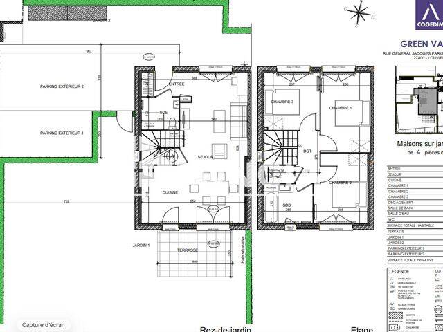 Maison 4 pièces 82 m² · à Louviers · 81,7 m² · 1 059 €