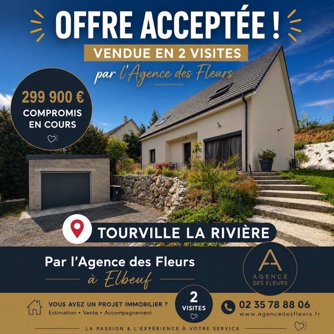 Maison 6 pièces 120 m² · à Tourville-la-Rivière · 120 m² · 299 900 €