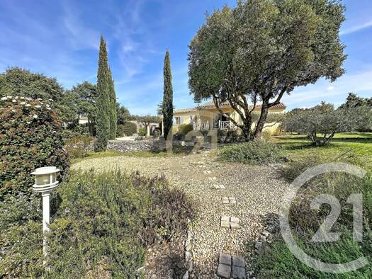 Maison de plain-pied à vendre 495 000 € 5 pièces 3 chambres 116,7 m² 3 000 m² de terrain Saint-Siffret 30700