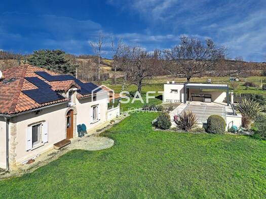 Maison à vendre 369 000 € 5 pièces 3 chambres 140 m² 17 000 m² de terrain Molières 82220