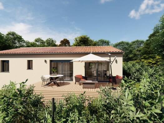 Terrain avec maison neuve à vendre 254 900 € 4 pièces 3 chambres 91 m² 362 m² de terrain Serviers-et-Labaume 30700