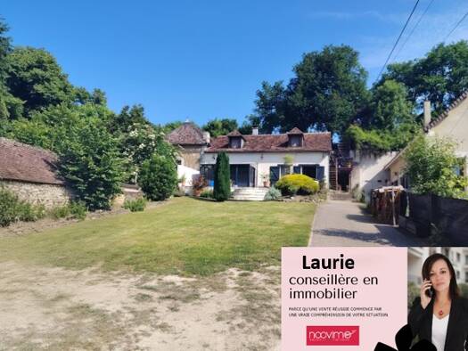 Maison à vendre 128 500 € 3 pièces 1 chambre 55 m² 741 m² de terrain Paulmy 37350